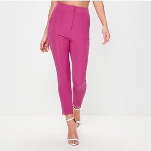 MISSGUIDED Petite Pink Cigarette Pants
